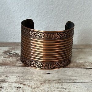 Vintage Coppercraft Guild Copper Cuff Bracelet